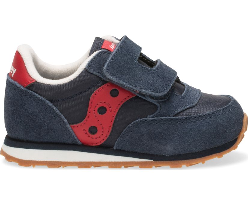 Tenis Saucony Baby Jazz Hook & Loop Niños Azul Marino Rojos | México 707TCEV